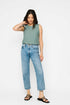 Ginny-Eyelet Gathered Tank